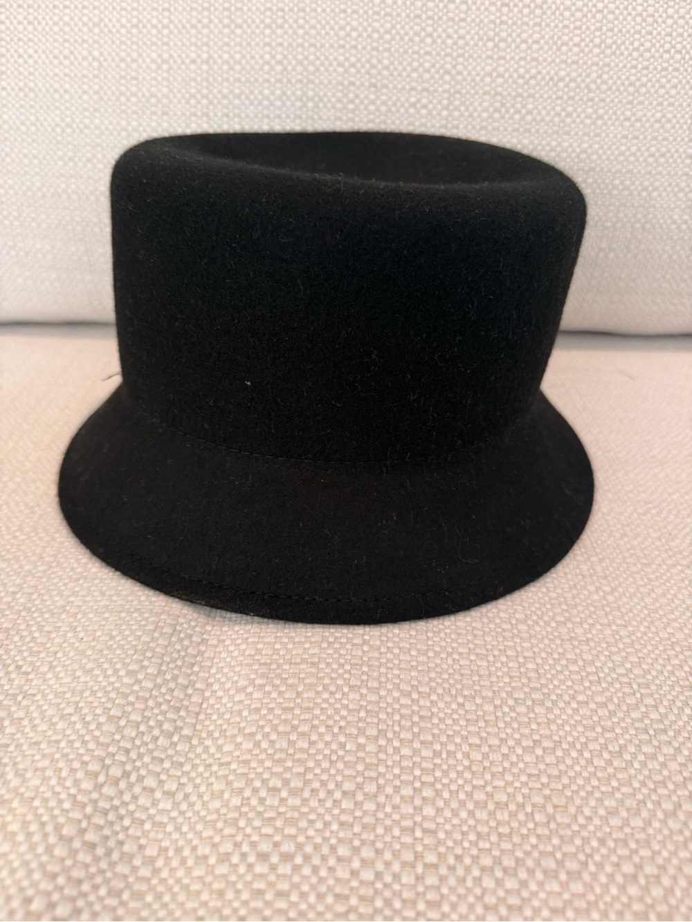 Vintage Filippo Catarzi Black Wool Hat — Made in Italy 🖤🇮🇹